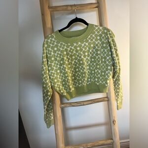 HOLLISTER Knit Floral Sweater